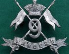 100% Genuine Victorian 9th Lancers QVC Cap Badge