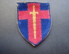 BRITISH ARMY OF THE RHINE TROOPS EMBROIDERED FORMATION PATCH