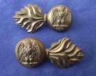 Royal Irish Fusiliers Collar Badges c.1882