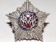 Rare WW1 Guards Machine Gun Battalion Officers Service Dress Cap Badge