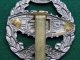 scarce and genuine royal tank corps c.1924 cap badge 'Reverse Tank'