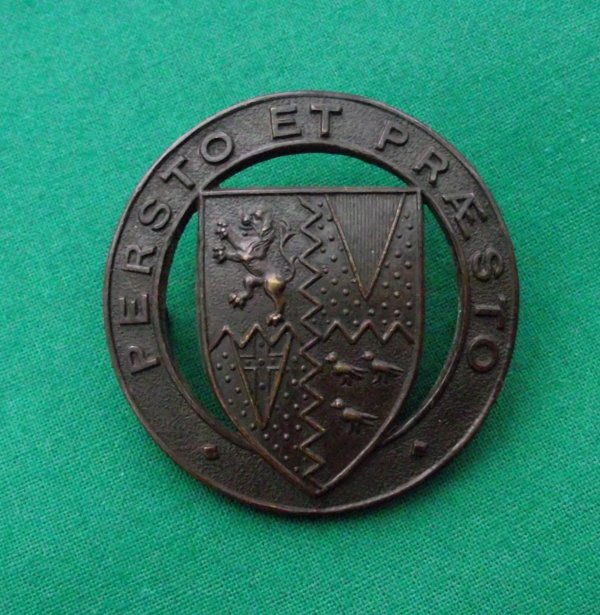 Scarce Stowe School, Buckinghamshire, Bronzed OTC Cap Badge