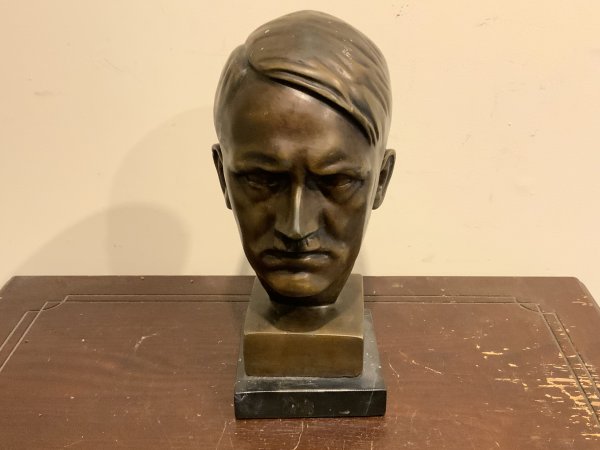 Adolph Hitler bronze bust