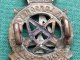 Scarce The 4th County of London Yeomanry Beret Badge.