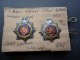 ROYAL ARMY SERVICE CORPS OFFICERS COLLAR BADGES
