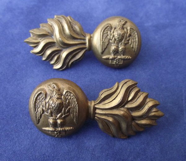 Royal Irish Fusiliers Collar Badges c.1882