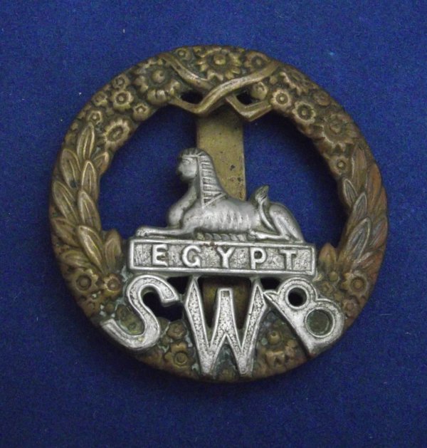 south wales borderers cap badge