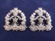Middlesex Regiment Silver Officers Collar Badges