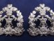 Middlesex Regiment Silver Officers Collar Badges