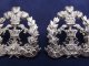 Middlesex Regiment Silver Officers Collar Badges