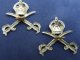 Army Physical Training Corps KC Collar Badges